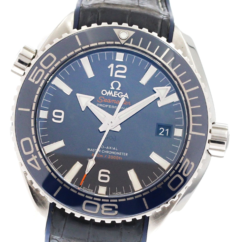 オメガ OMEGA 215.33.44.21.03.001 シーマスター 600 プラネットオーシャン マスタークロノメーター 自動巻き メンズ 保証書付き_877615【中古】