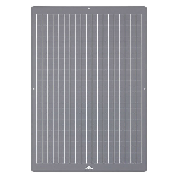 （まとめ買い）大人の魔法のザラザラ下じき A4 グレー U1255N [x5]