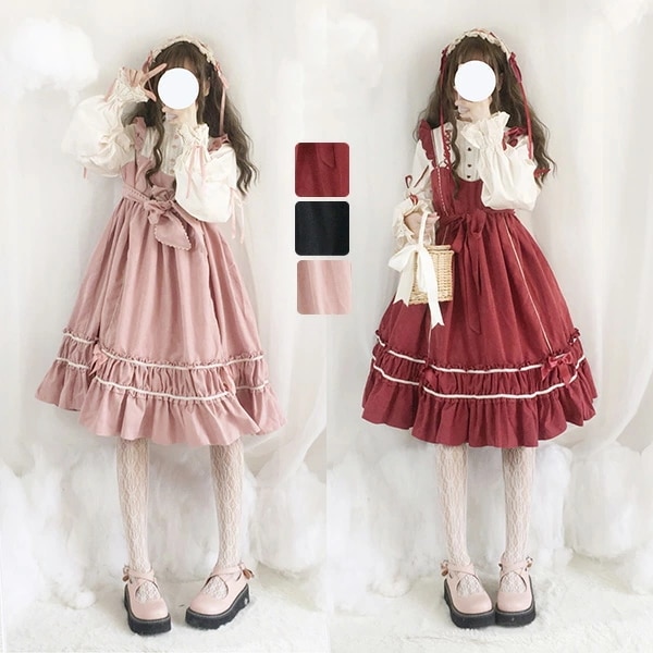 格安販売中ワンピース ロリータ レディース ロリータ ワンピース 切り替え風 フレアワンピース 春秋 コスプレ ロリータ風ワンピ 女子中高生 lolita 蝶結び ミディアム 日系 可愛い クラシカル 6,824円