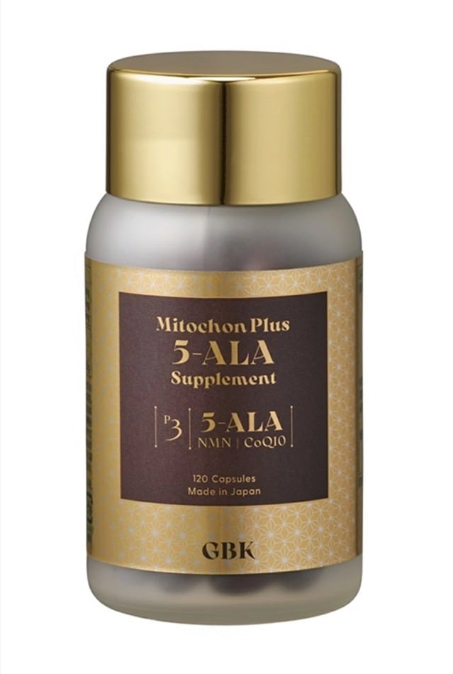 GBK ミトコンプラス 5-ALA サプリメント　120粒 日本製サプリメント 健康 サポート 食品 サプリ ビタミン MitochonPlus ファイブアラ 5ala コエンザイムQ10 NMN