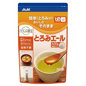 アサヒグループ食品 介護用食品 とろみ調整 バランス献立 とろみエール 顆粒タイプ 600g