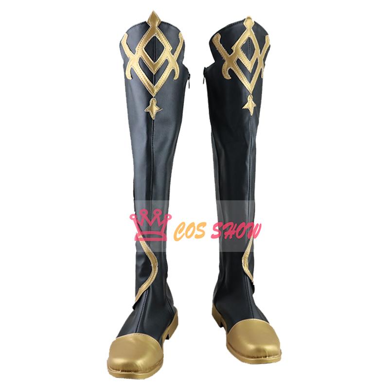 2025新品販売 実物撮影 原神 げんしん 空 そら コスプレ靴（22.5cm29cm）コスプレシューズ イベント 文化祭 お祭り