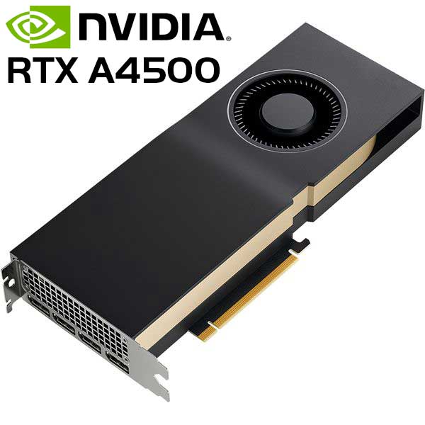 NVIDIA RTX A4500 グラフィックスカード PCI Express 20GB GDDR6 5S458AA DisplayPort