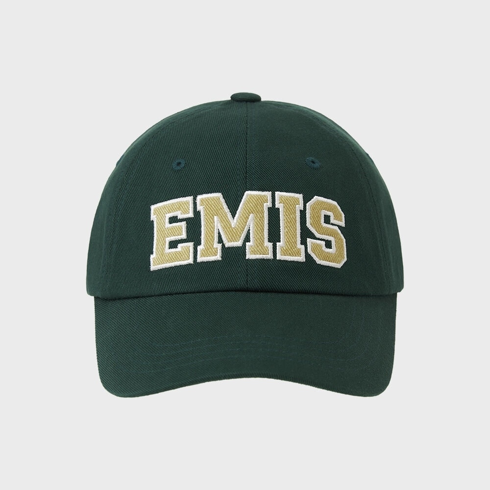 Yimis ツイルキャピタルロゴボールキャップ-グリーン