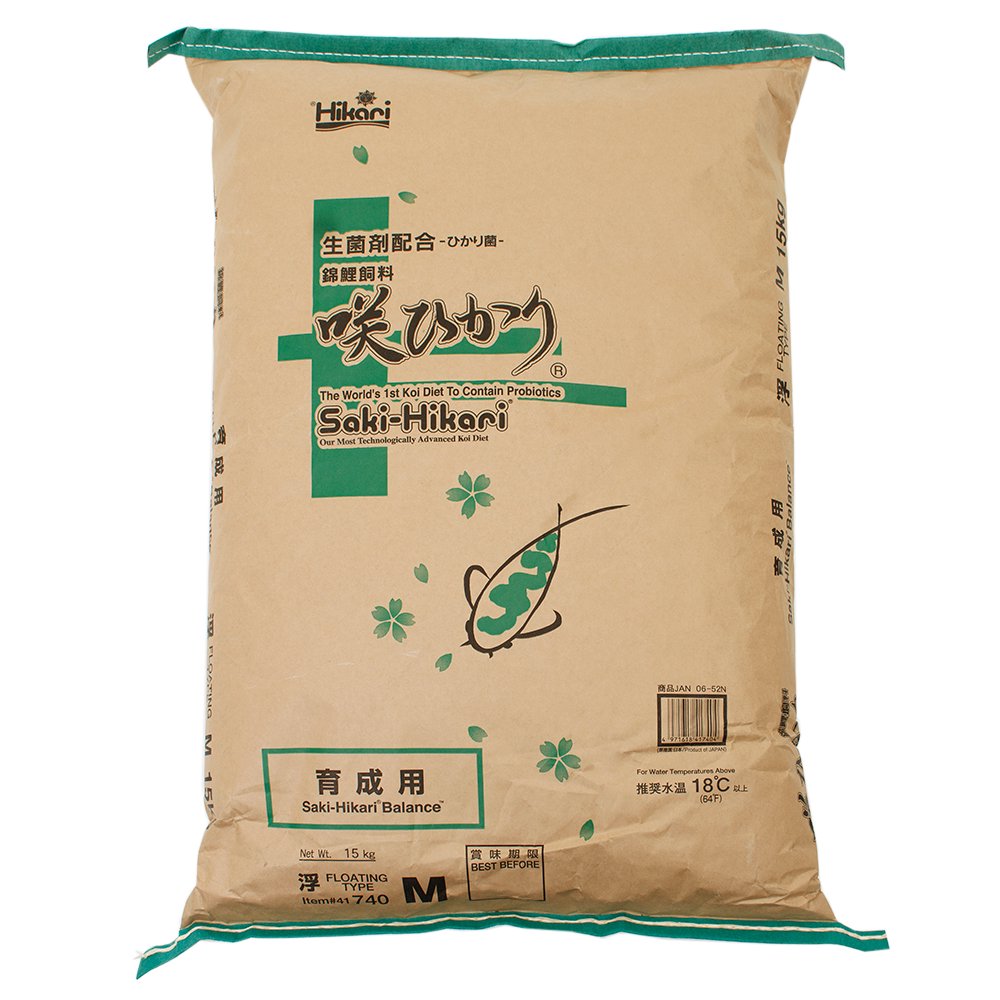 鯉の餌　咲ひかり　育成用　浮上　Ｍ　１５ｋｇ　錦鯉　餌　飼料　ＣＲＣ10―41―70―10―00