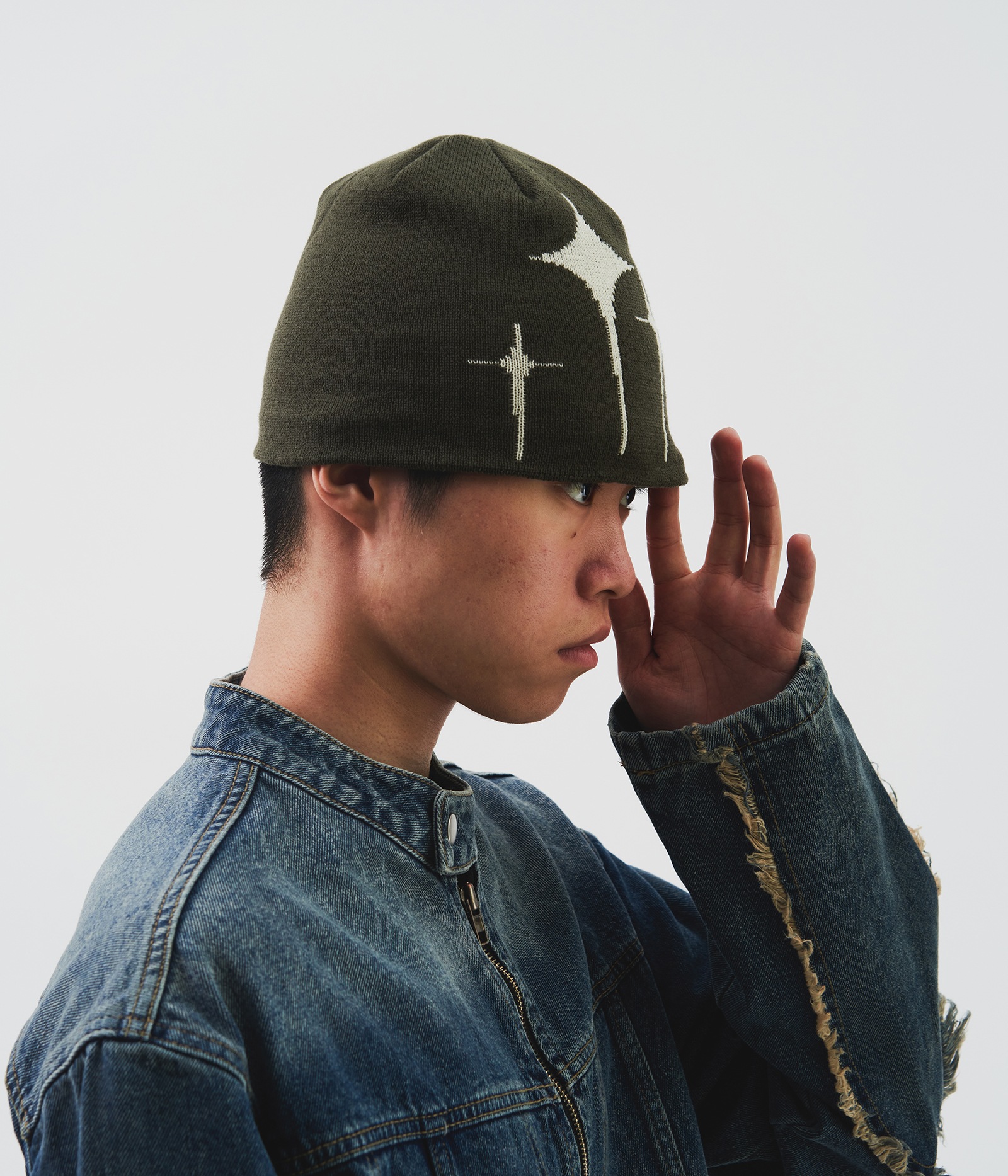 【HIFIFNK】 DIAMOND BEANIE : 3COLOR