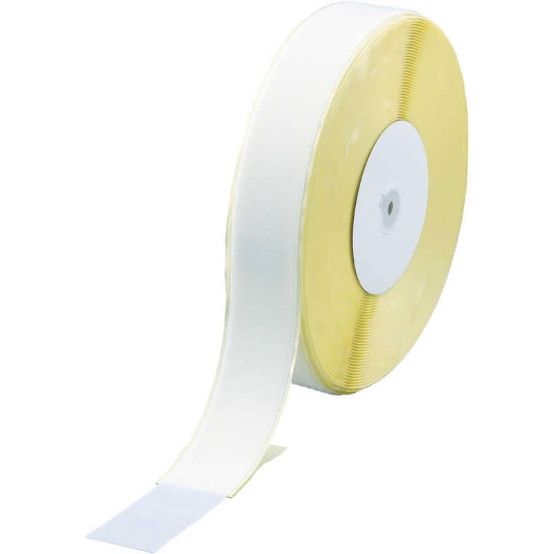 トラスコ中山　マジックテープ 糊付A側 幅50mmX長さ25m 白　TMAN5025W