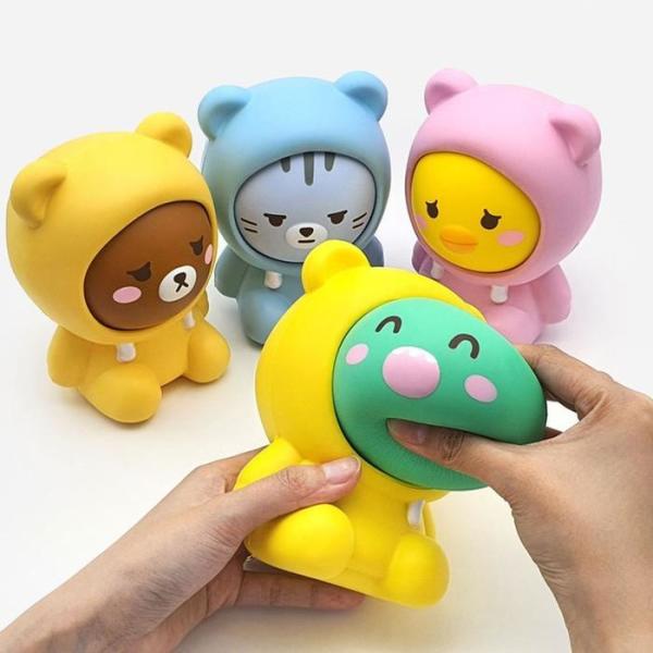 ふかふか スクィッシュ 人形 ストレス解消 ピジェット トイ