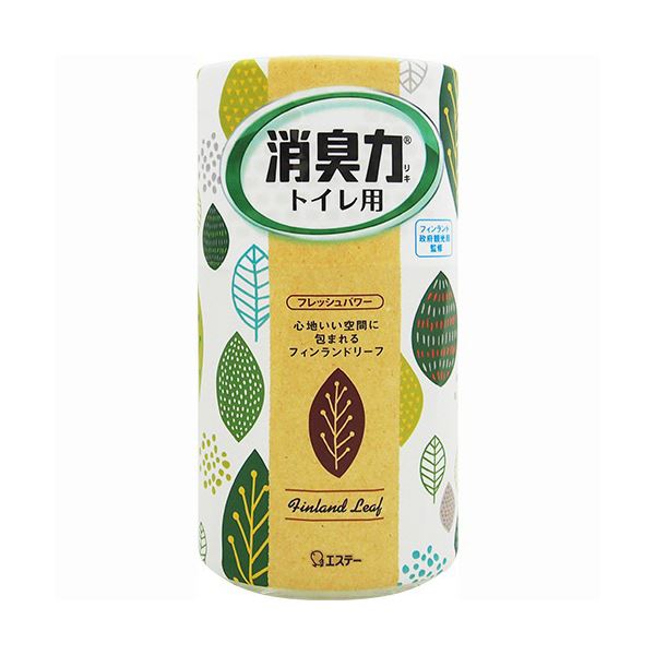 （まとめ）エステー トイレの消臭力 フィンランドリーフ 400ml 1セット（5個） [x3セット]