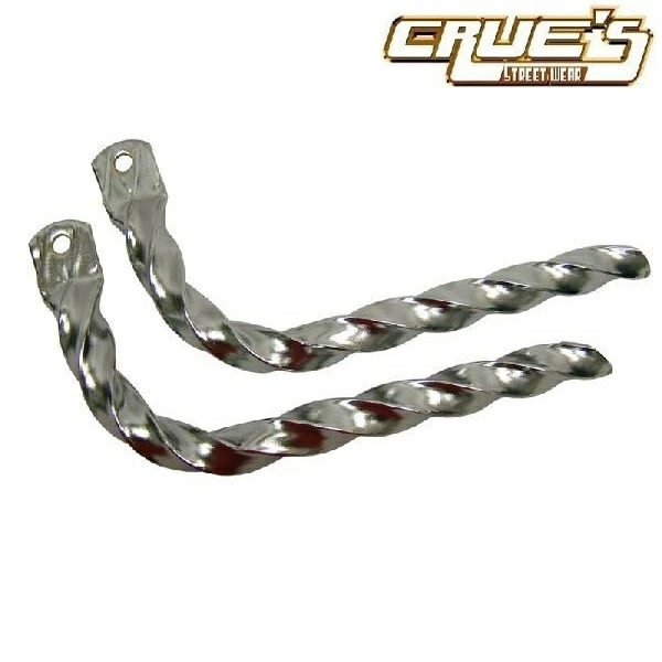 ツイスト マフラー クローム 自転車 アクセサリー パーツ 自転車部品 アクセサリー ローチャリ ビーチクルーザー カスタム 改造 部品 ローライダー BMX MTB チョッパー ミニベロ ママチャリ