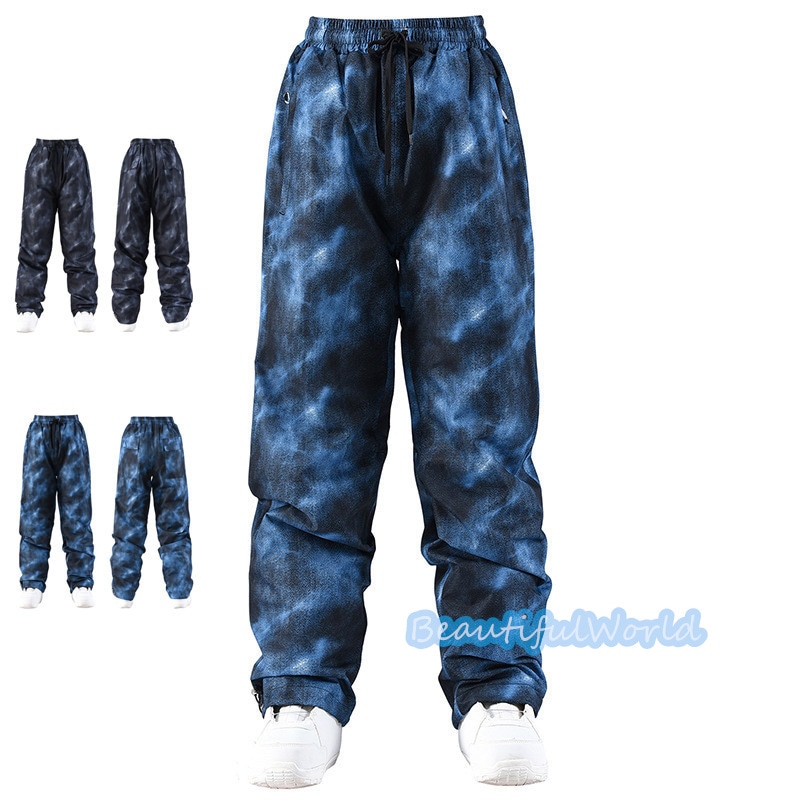 スノーボードウェア スキーパンツ スノーパンツ メンズ レディース 男女兼用 スキーウェア スノボウェア 撥水 防風防寒 保温 雪遊びH55