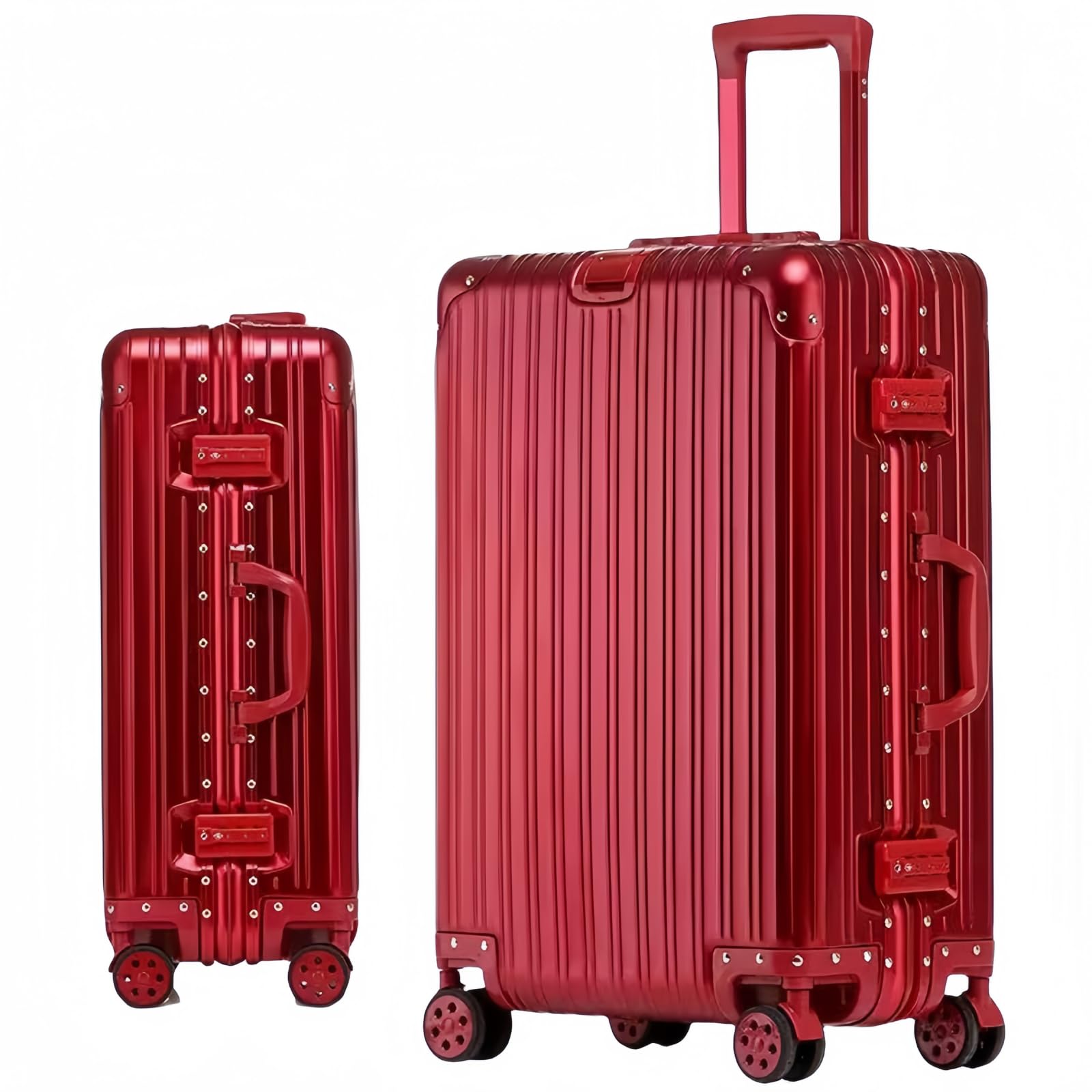 [XXPPJJ] スーツケース キャリーケース オールアルミ合金超軽量 大容量 キャリーバッグ 機内持ち込み耐衝撃 大型 フレーム 静音ダブルキャスター TSAロ360度回転 ック搭載 人気 お