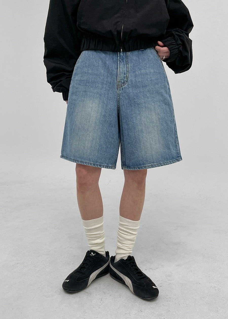 アルケット5部デニムパンツ