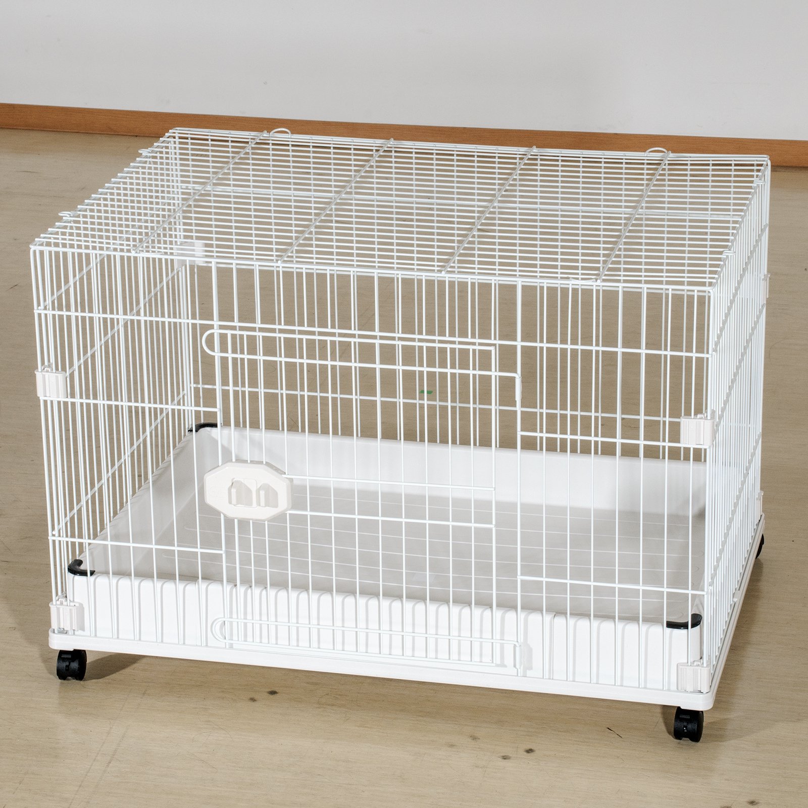 ジービー　犬用ケージ　ＦＷ－Ｄ１　ホワイトXホワイト　キャスター付き　幅９１０X奥行き６４０X高さ６２０ｍｍ　ＣＲＣ40―50―09―06―06