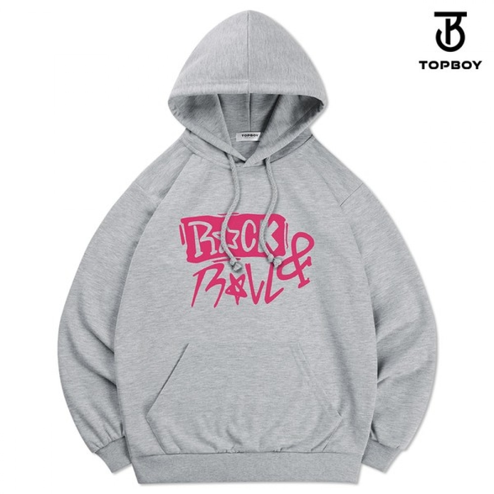 (TOPBOY) 両面ロックンロールプリントパーカー