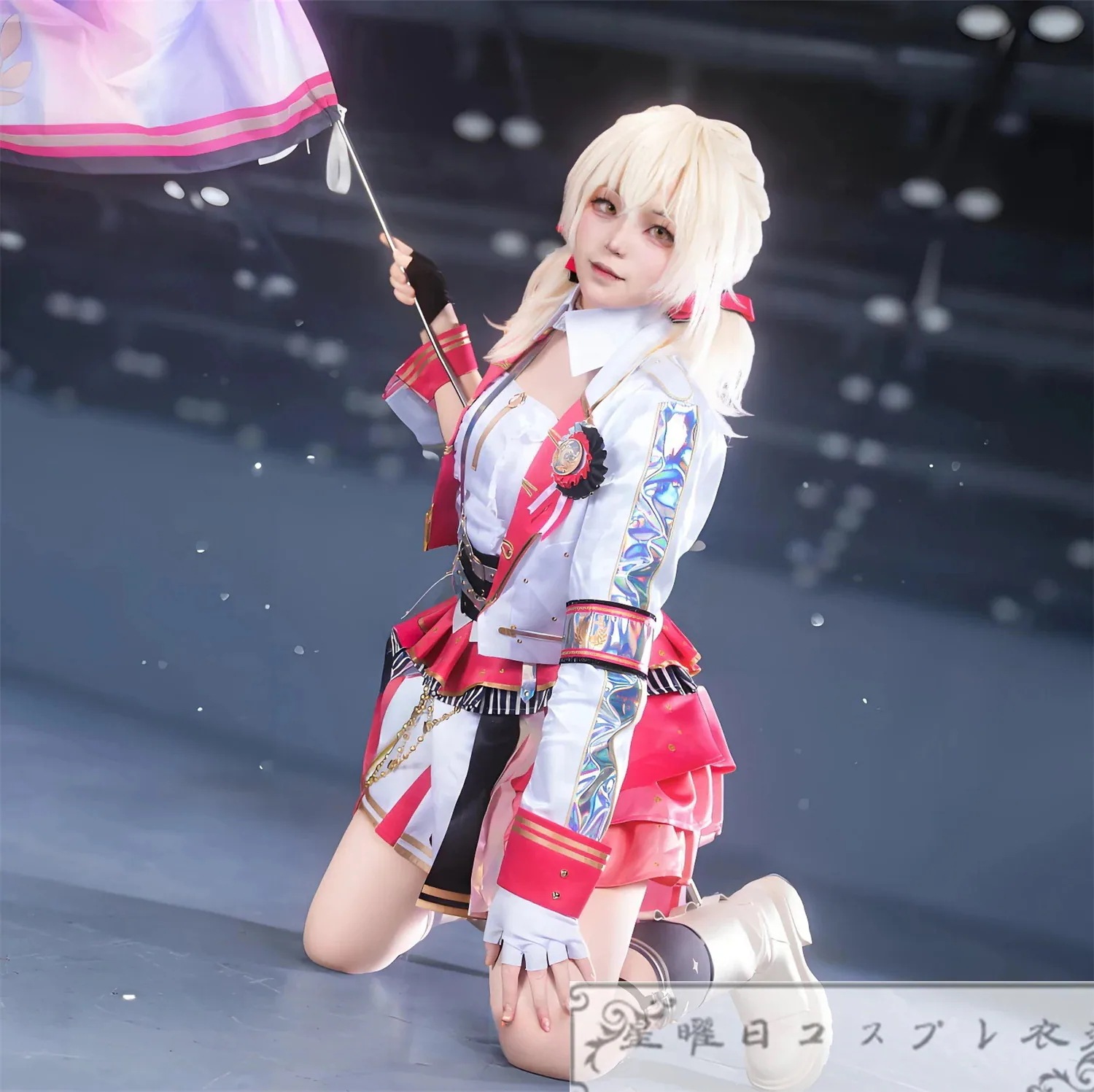 9722026新品推奨 プロセカ 小豆沢こはね 5th Anniversary 感謝祭 コスプレ衣装 コスチューム