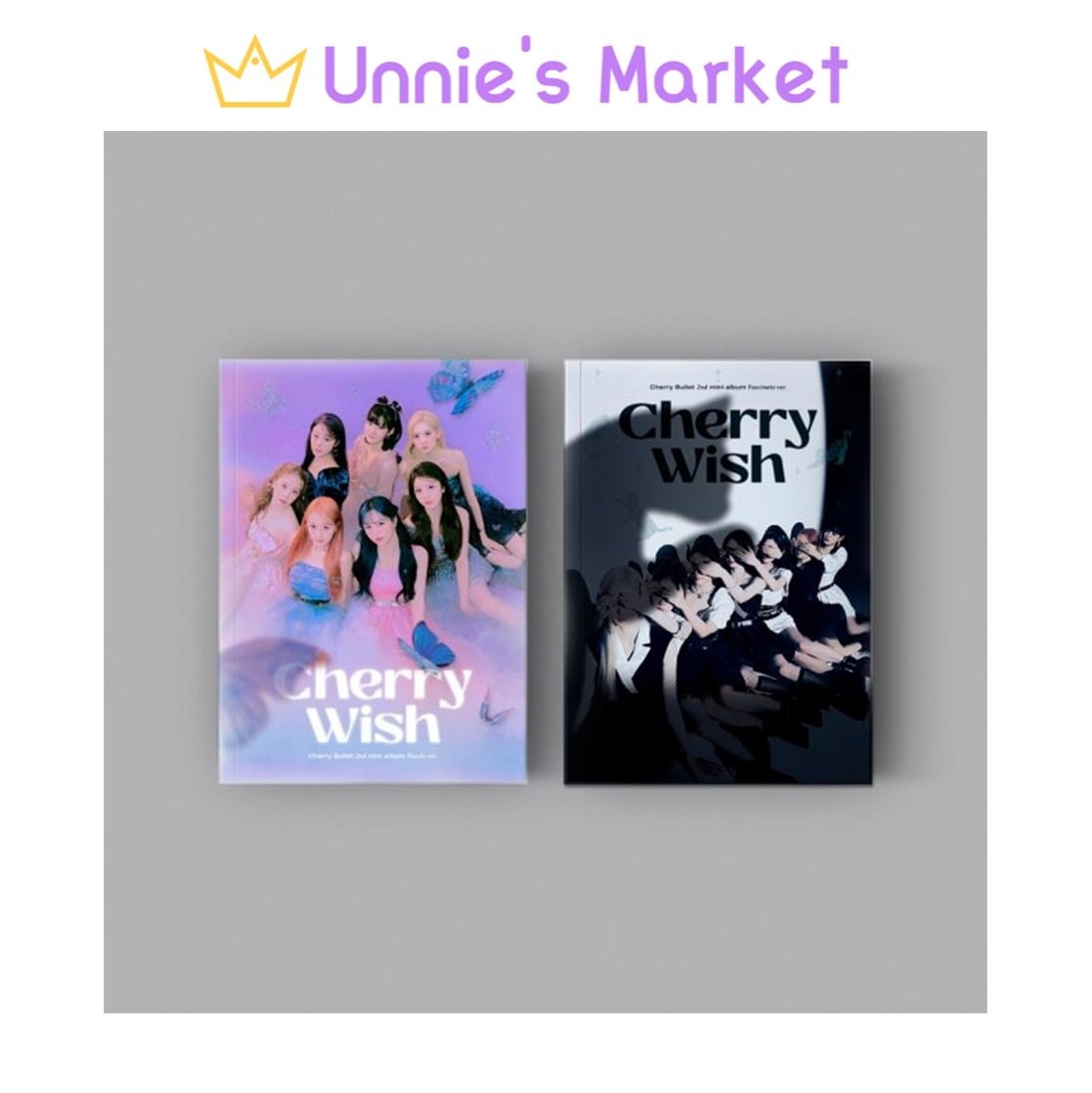 [SET] Cherry Bullet [Cherry Wish] 2nd Mini Album(Dazzle ver. / Fascinate ver.)