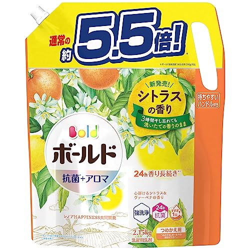 ボールド 洗濯洗剤 液体 シトラス&ヴァーベナ 詰め替え 2,150g[大容量]