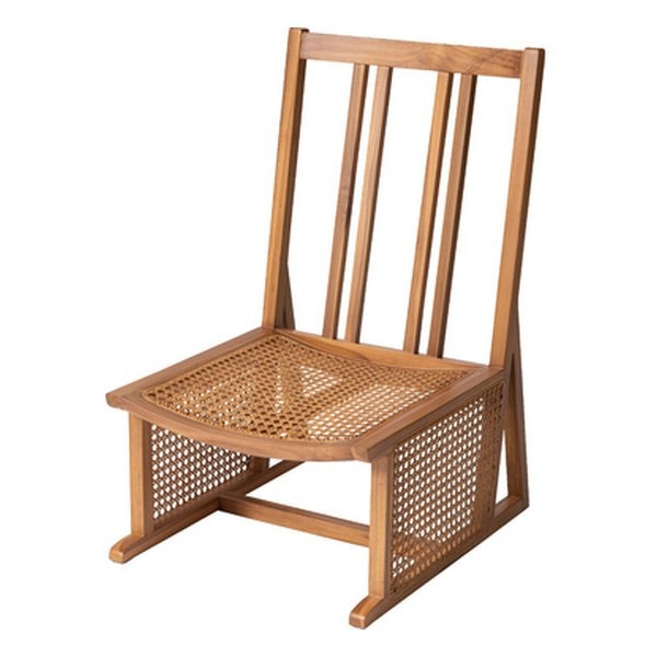 フロアチェア ナチュラル 幅42×奥行き51.5×高さ67×座面高25.5cm NRS-427