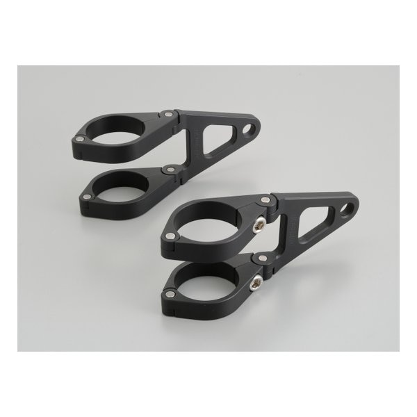 アルミヘッドライトブラケット 径35mm/ショート ヒンジ式 D27901