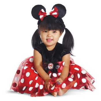コスプレ 仮装 ミニーマウス レッド ベビー用 S (6-12mths) 【 コスプレ 衣装 ハロウィン 仮装 コスチューム 服 キッズ 子供 アニメ ディズニー グッズ 赤ちゃん ベビー用品 ミニー 7,136円