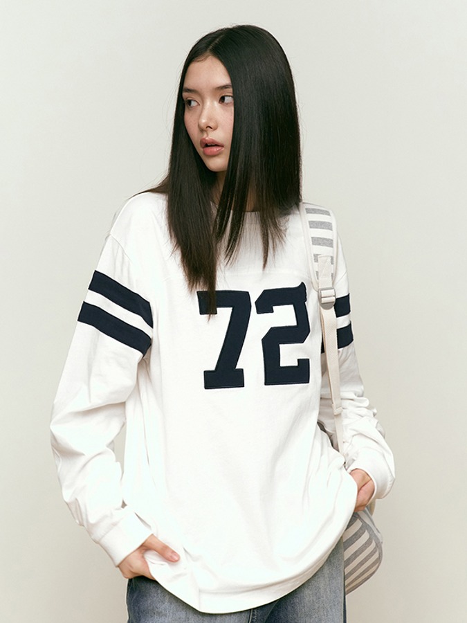 72 VINTAGE LONG SLEEVE [WHITE]