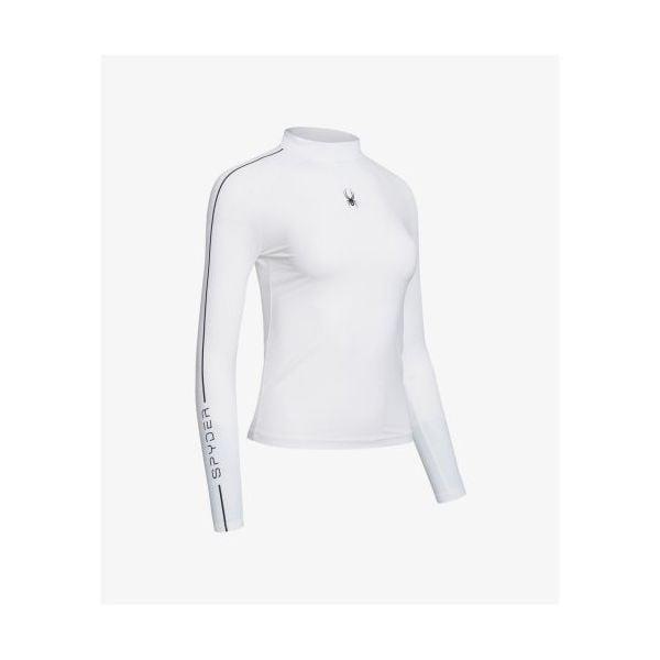 女性プロウェブハイネックコンプレッションTシャツ SPHPCNCL291WWHT 659450
