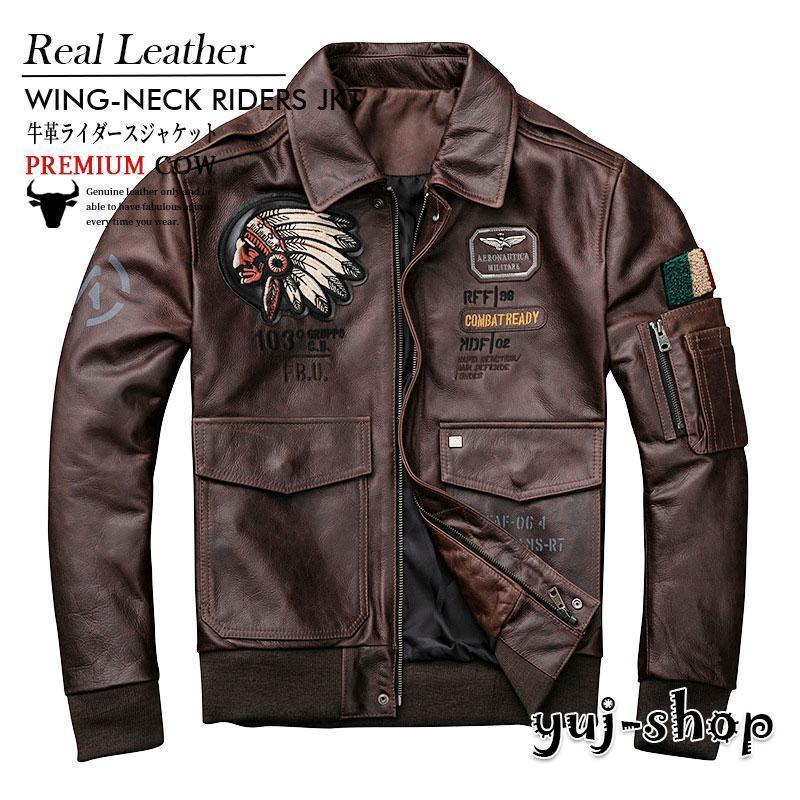 ブラックフライデー ライダースジャケット メンズ 本革 レザージャケット 多機能 バイク 防風 ブルゾン 革ジャン 皮ジャン バイカー 経年変化 ダブル