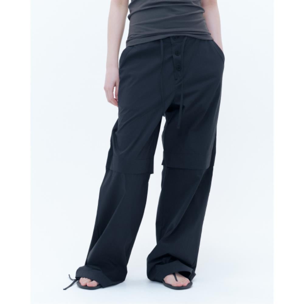MISEKI SEOUL True relax pants BLACK MSK252PT04BK