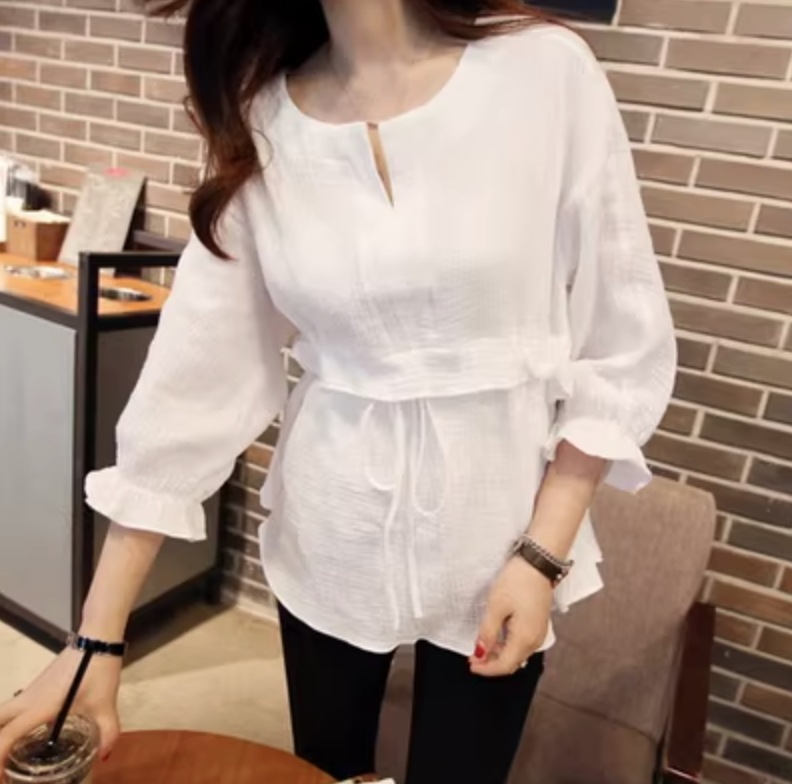 トップス デート シャツ ブラウス カットソー 袖あり 半袖 かわいい 大人可愛い きれいめ シンプル カジュアル 大人 上品 おしゃれ お洒落 主役級 存在感 夏 10代 20代 30代 レディース