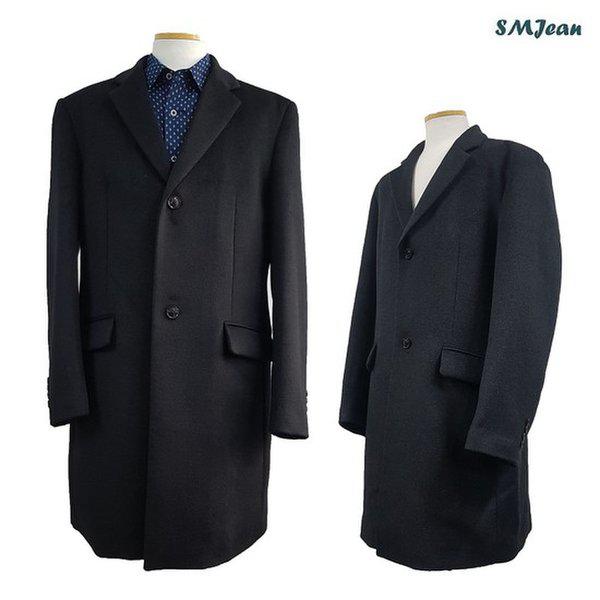 SMJ711 メンズ ウール コート シングル スーツ コート ミドルエイジ メンズ ウール コート