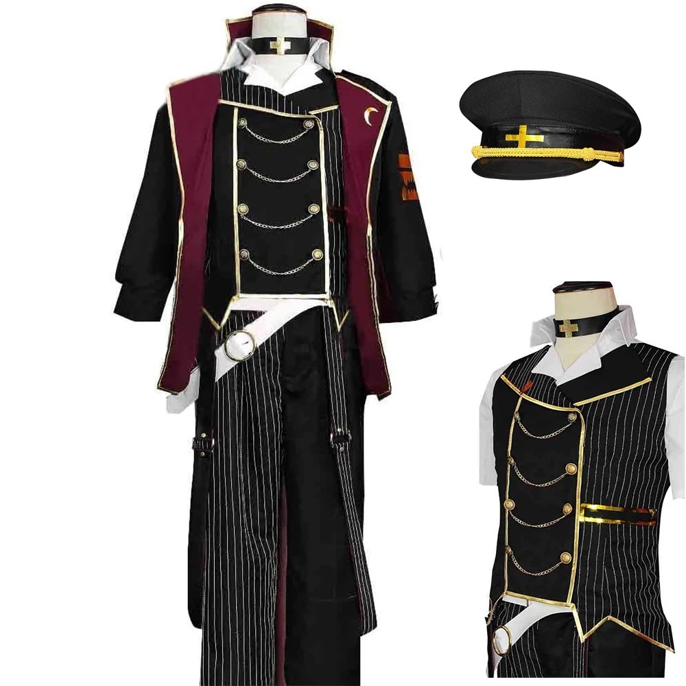 【2枚購入で100円OFF】【全シリーズ発売中】 【値引き中】ウィッグ コスプレ衣装＋帽子付き 撮影 贈り物 イベント クリスマス ハロウィン コスプレ衣装 軍服 新衣装 くずは 制服 葛葉 葛叶 葛