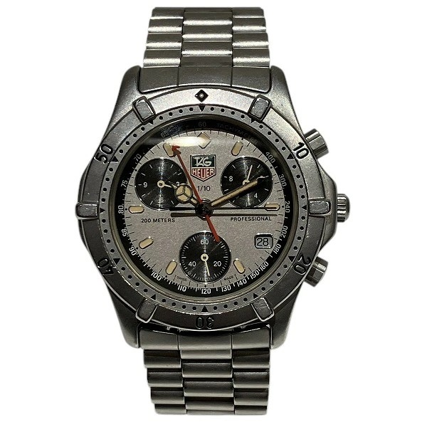 タグホイヤープロフェッショナル2000 90年代】タグホイヤー 2000 / プロフェッショナル / クロノグラフ タグ