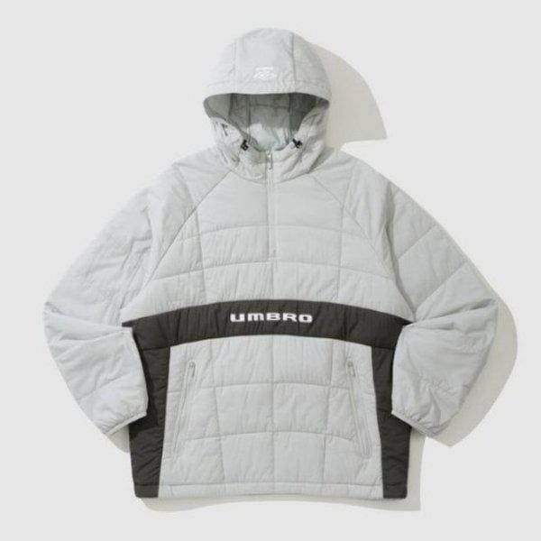 パディング TQT UP421SWTO4-LGR フットボールキルティングパディングアノラック / ライトグレーウェア