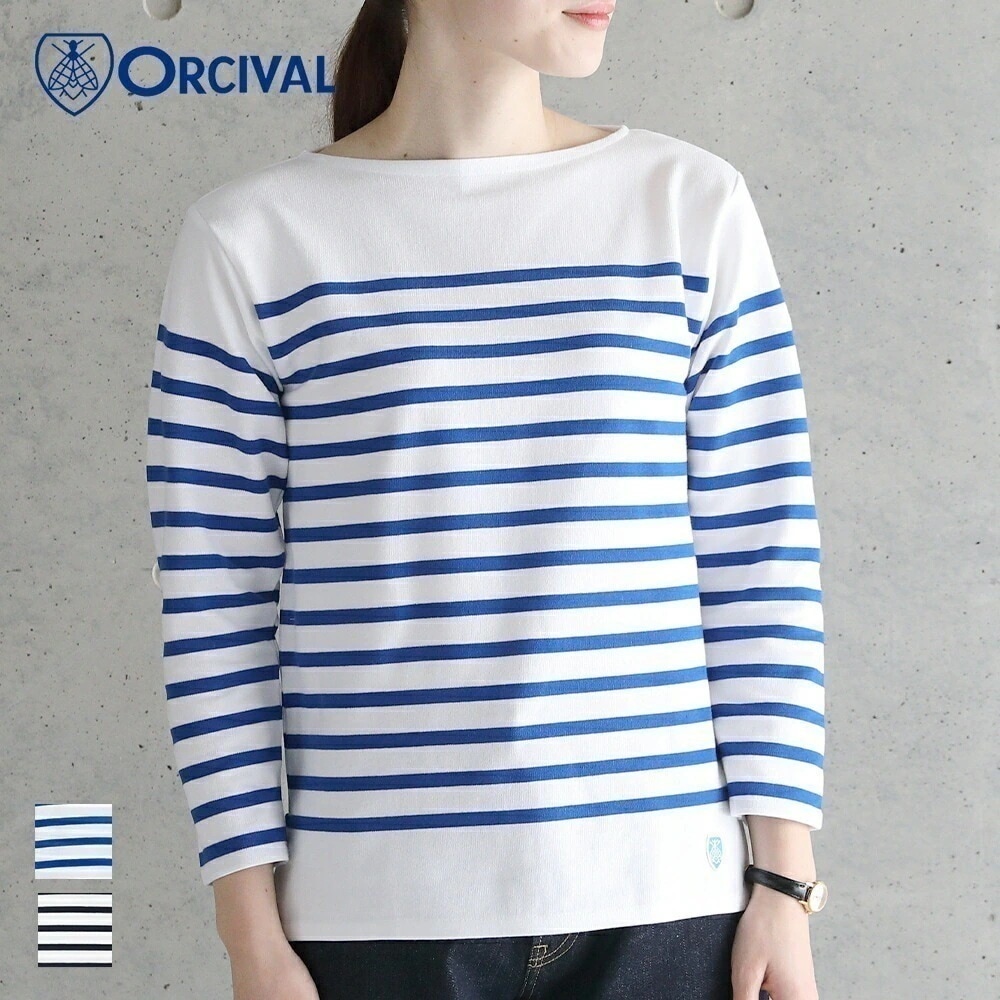 【2025春夏】オーシバル / オーチバル ORCIVAL ラッセル ボーダー 長袖 バスクシャツ #6803 2025SS