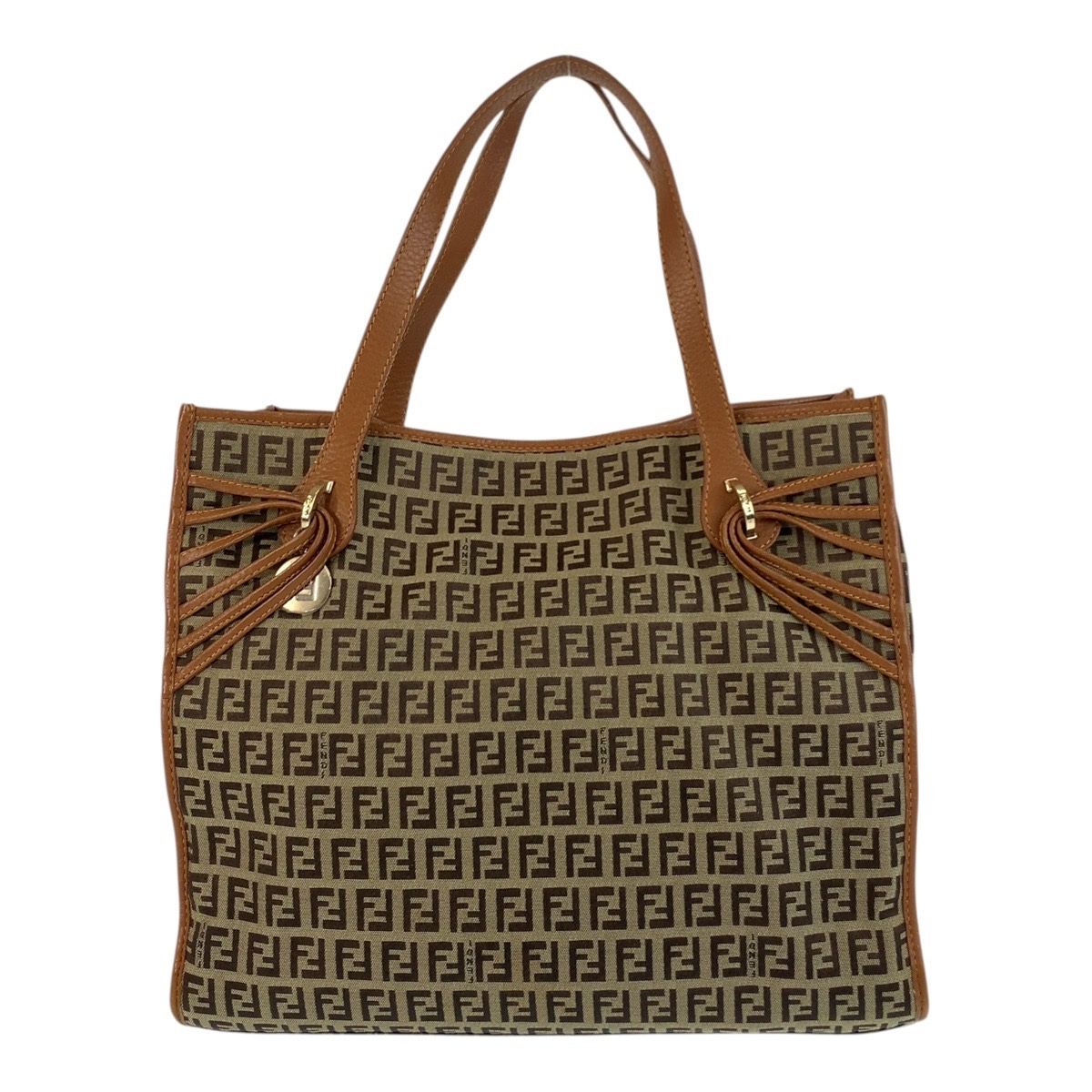 ズッキーノ ブラウン ゴールド金具 キャンバス/レザー 8BH153 トートバッグ ショルダーバッグ レディース 502560 26,780円