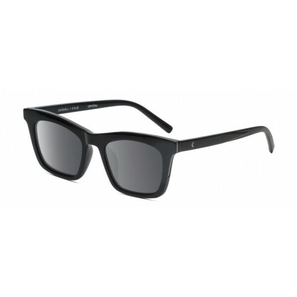 サングラス Kendall+Kylie KK5150CE CRYSTAL Women Panthos Designer Sunglasses Black/Grey 50mm