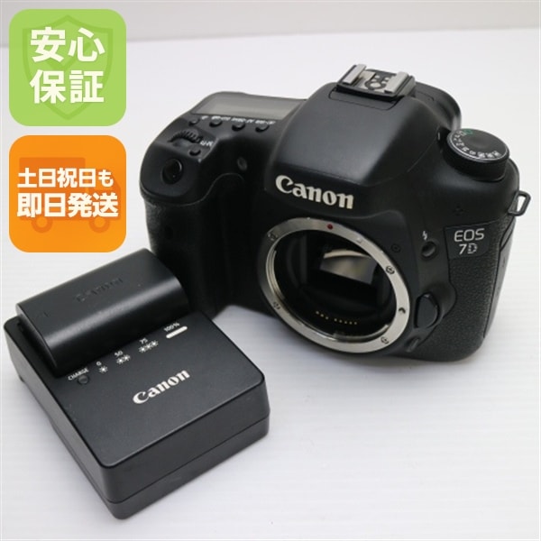 超美品 EOS 7D ブラック ボディ デジ1 Canon 120
