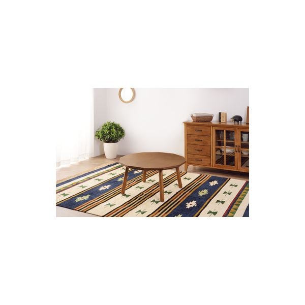 コタツテーブル 約W80xD80xH39cm ブラウン 組立品 [こたつ布団別売り]