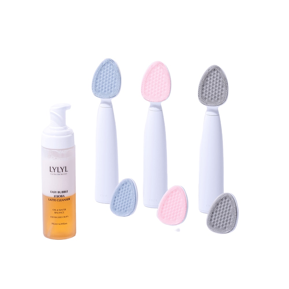 [単独構成] リリル ウェーブ 毛穴掃除 振動 クレンザー ホームケアセット (クレンザー195ml + 交換ヘッド1個)