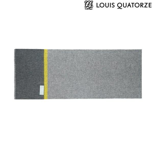 (2DMW814GY) ウールカシミアマフラー ルイオー딘 グレー