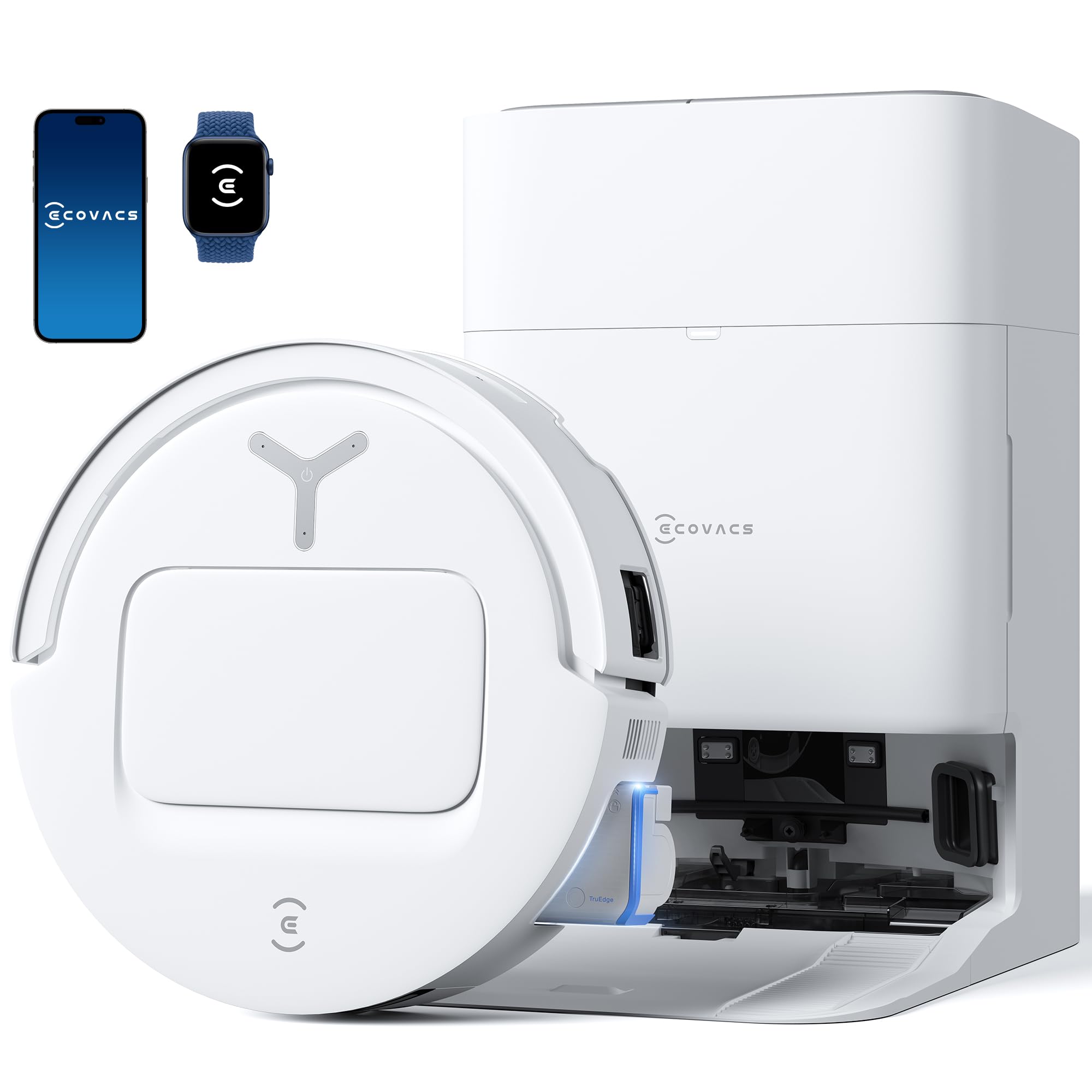 【2025最新 ローラー式強力モップ】ECOVACS (エコバックス) DEEBOT T80 OMNI 吸引力18000Pa ロボット掃除機 水拭き両用 自動ゴミ収集 エッジ清掃 ローラーモップ AI 59,233円