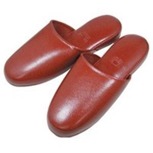 （業務用8セット）ニッポンスリッパ スリッパ 348917BR アニリンプラット L x8セット