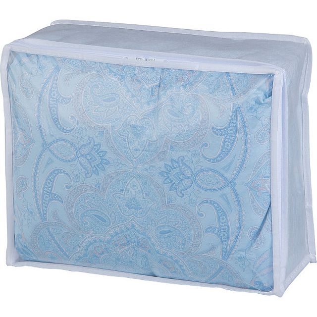 越後ふとん 羽毛肌掛けふとん（ダウン50%） ブルー