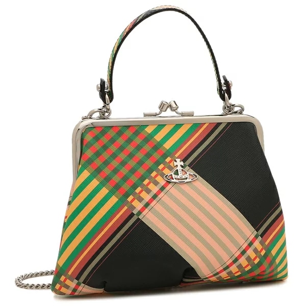 ハンドバッグ ショルダーバッグ グラニー がま口 マルチカラー レディース VIVIENNE WESTWOOD 52020003 UL0074 O102