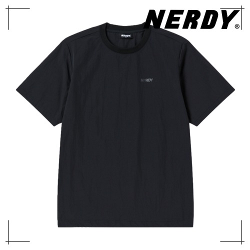 NDY ウーブン BASIC 半袖 Tシャツ BLACK