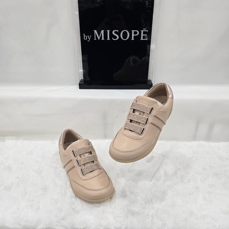 By 女性ホットフィックス ストラップ スニーカー 112HT410ST005 SKINPINK 1 JJ