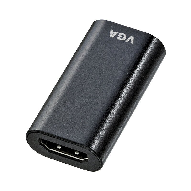 HDMI-VGA変換アダプタ HDMI Aメス-VGAメス ブラック AD-HD13VGA