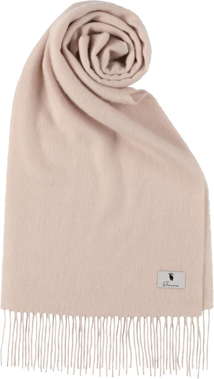 エレンシア カシミヤ １００％ マフラー レディース メンズ 無地 全９色( ベージュ) 6,115円