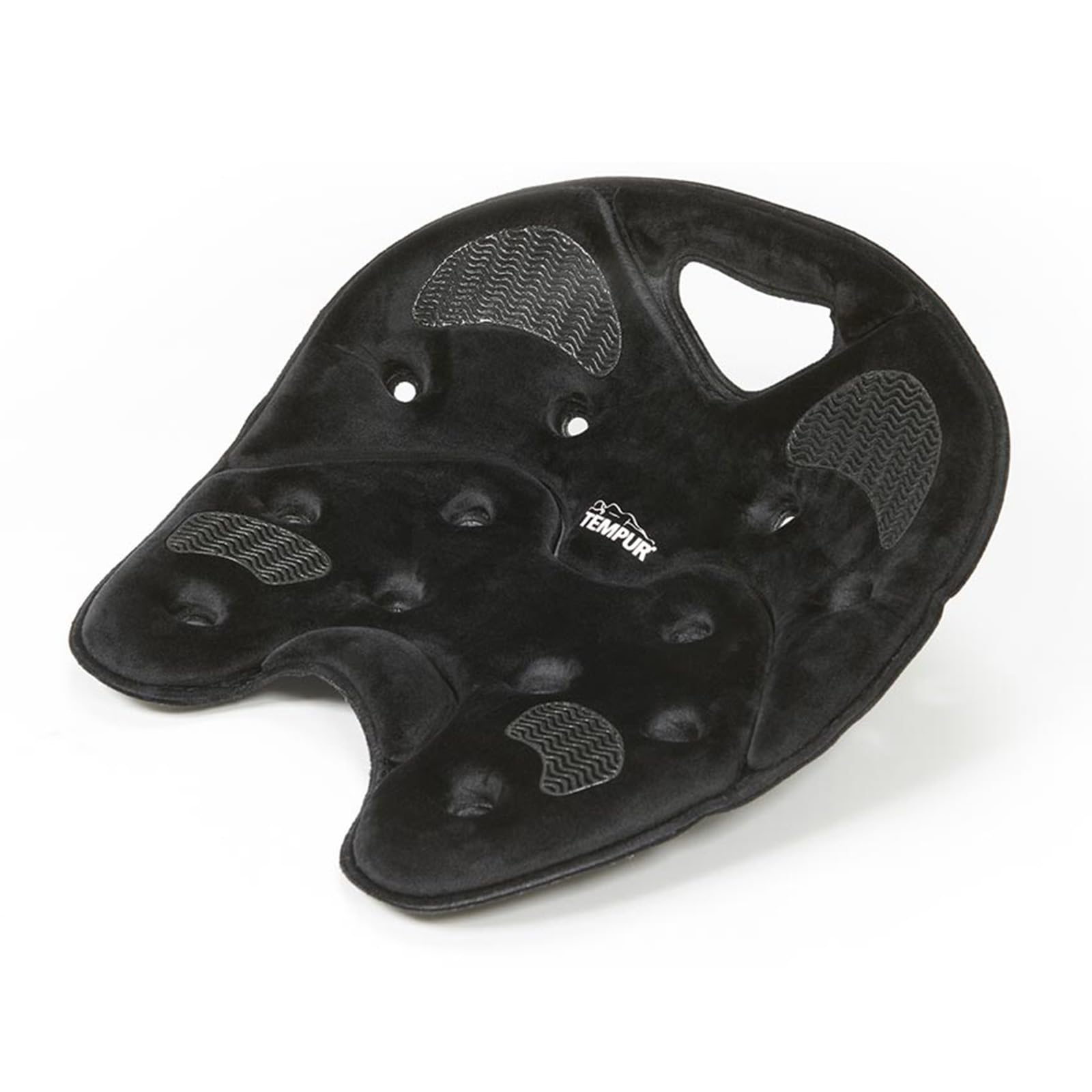 テンピュール(Tempur) 座面クッション ブラック ポスチャーシート by バックジョイ 骨盤サポート 姿勢サポート 体圧分散でお尻と坐骨をサポート 長時間快適な座りごこち オフィス在宅ワーク用